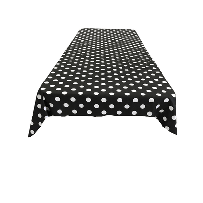 45" x 45" Square Big Polka Dot Poly Cotton Tablecloth - New Creations Fabric & Foam Inc
