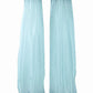 5 Feet Wide x 20 Feet High, Polyester Sheer Mirror Organza Backdrop Drape, Curtain Panels, Room Divider, 1 Pair. - New Creations Fabric & Foam Inc