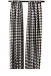 5 Feet Wide x 6 Feet High, Buffalo Checkered Country Plaid Gingham Checkered Backdrop Drapes Curtains Panels, 1 Pair - New Creations Fabric & Foam Inc
