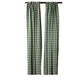 5 Feet Wide x 6 Feet High, Buffalo Checkered Country Plaid Gingham Checkered Backdrop Drapes Curtains Panels, 1 Pair - New Creations Fabric & Foam Inc