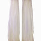 5 Feet Wide x 9 Feet High, Polyester Sheer Mirror Organza Backdrop Drape, Curtain Panels, Room Divider, 1 Pair. - New Creations Fabric & Foam Inc