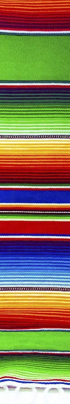 5" Wide by 76" Long Authentic Mexican Serape Graduation Stole Sash - New Creations Fabric & Foam Inc