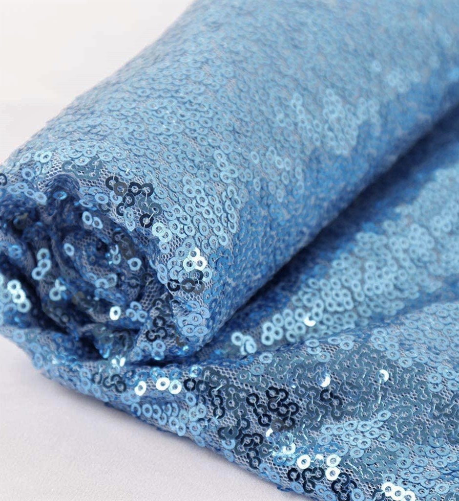 50" Wide Mini Glitz Disc Sequins Fabric By The Yard - New Creations Fabric & Foam Inc