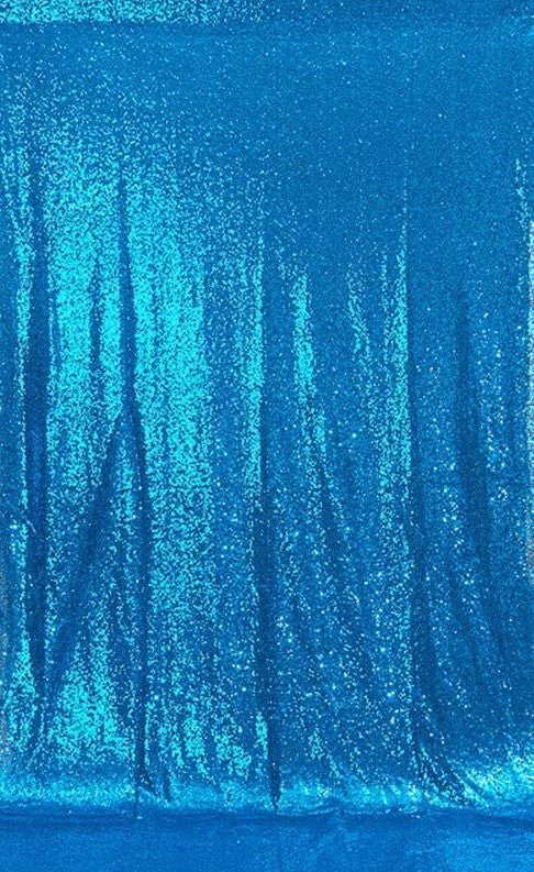 50" Wide Mini Glitz Disc Sequins Fabric By The Yard - New Creations Fabric & Foam Inc