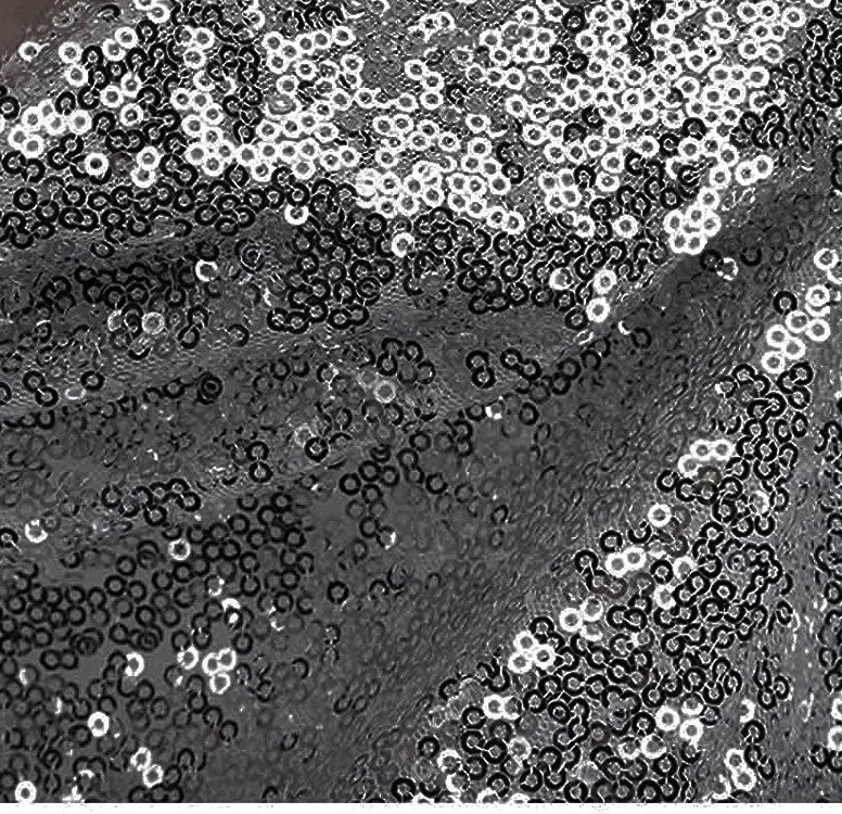 50" Wide Mini Glitz Disc Sequins Fabric By The Yard - New Creations Fabric & Foam Inc