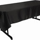 58" x 120" Rectangular Polyester Bridal Satin Table Tablecloth - New Creations Fabric & Foam Inc