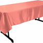 58" x 120" Rectangular Polyester Bridal Satin Table Tablecloth - New Creations Fabric & Foam Inc