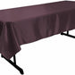 58" x 120" Rectangular Polyester Bridal Satin Table Tablecloth - New Creations Fabric & Foam Inc