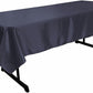 58" x 72" Rectangular Polyester Bridal Satin Table Tablecloth - New Creations Fabric & Foam Inc
