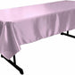 58" x 72" Rectangular Polyester Bridal Satin Table Tablecloth - New Creations Fabric & Foam Inc