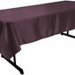 58" x 72" Rectangular Polyester Bridal Satin Table Tablecloth - New Creations Fabric & Foam Inc