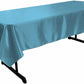 58" x 72" Rectangular Polyester Bridal Satin Table Tablecloth - New Creations Fabric & Foam Inc