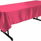 58" x 72" Rectangular Polyester Bridal Satin Table Tablecloth - New Creations Fabric & Foam Inc