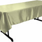 58" x 90" Rectangular Polyester Bridal Satin Table Tablecloth - New Creations Fabric & Foam Inc