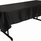 58" x 90" Rectangular Polyester Bridal Satin Table Tablecloth - New Creations Fabric & Foam Inc