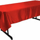 58" x 90" Rectangular Polyester Bridal Satin Table Tablecloth - New Creations Fabric & Foam Inc