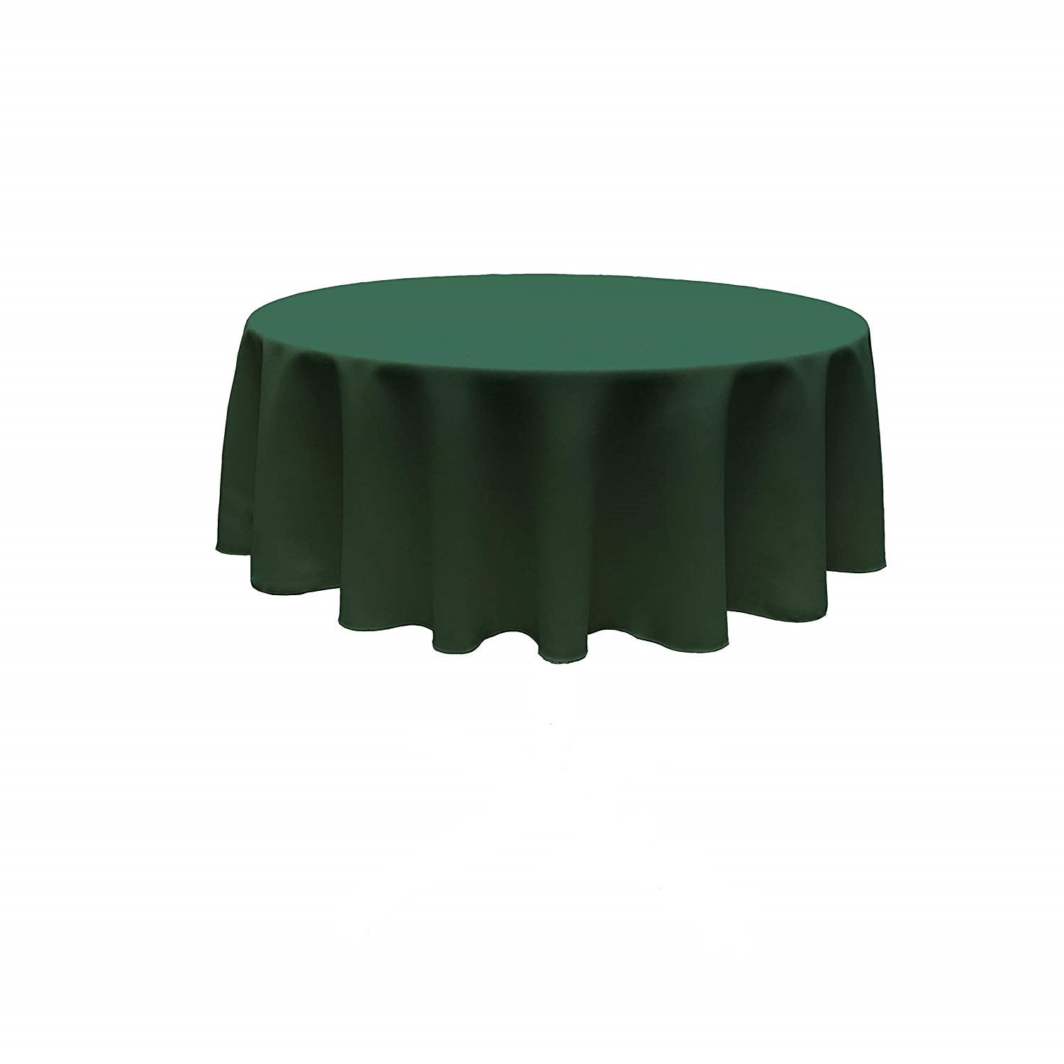 90" ROUND POLY POPPLIN SEAMLESS TABLECLOTH - New Creations Fabric & Foam Inc