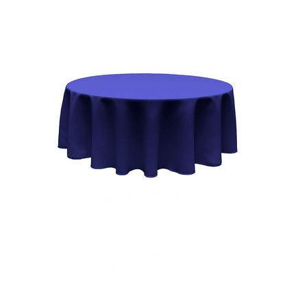 90" ROUND POLY POPPLIN SEAMLESS TABLECLOTH - New Creations Fabric & Foam Inc