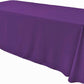 90" Wide by 132" Long Rectangular Polyester Poplin Seamless Tablecloth - Rounded Corners - New Creations Fabric & Foam Inc