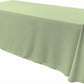 90" Wide by 132" Long Rectangular Polyester Poplin Seamless Tablecloth - Rounded Corners - New Creations Fabric & Foam Inc