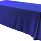 90" Wide by 132" Long Rectangular Polyester Poplin Seamless Tablecloth - Rounded Corners - New Creations Fabric & Foam Inc
