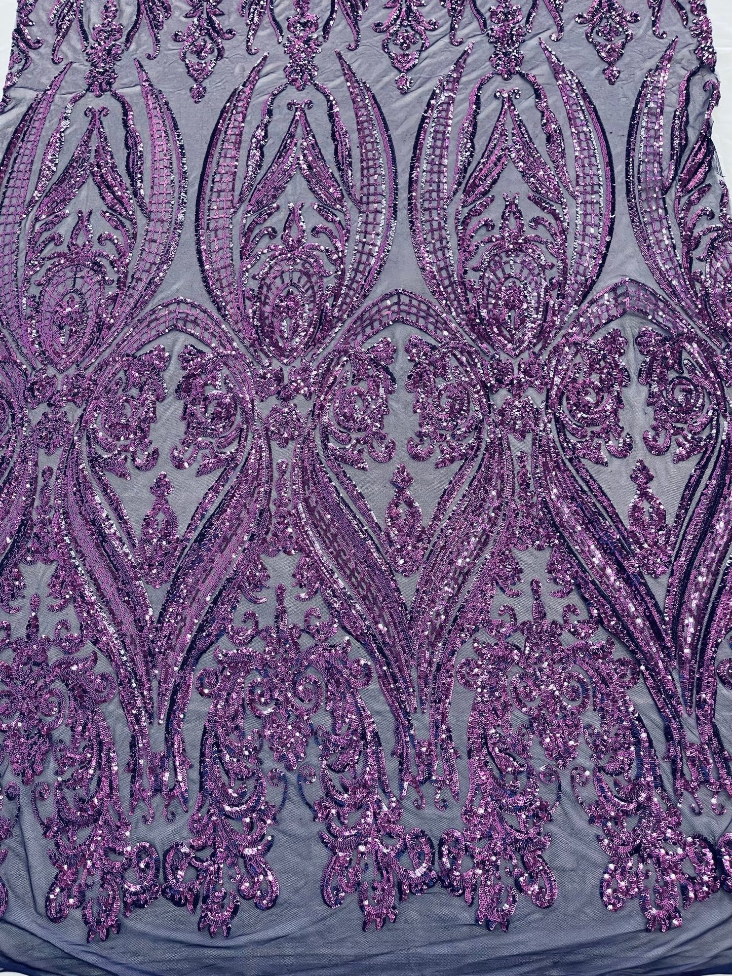 Big Sequin Damask Fabric 54” Wide| New Creations Fabric & Foam Inc. - New Creations Fabric & Foam Inc