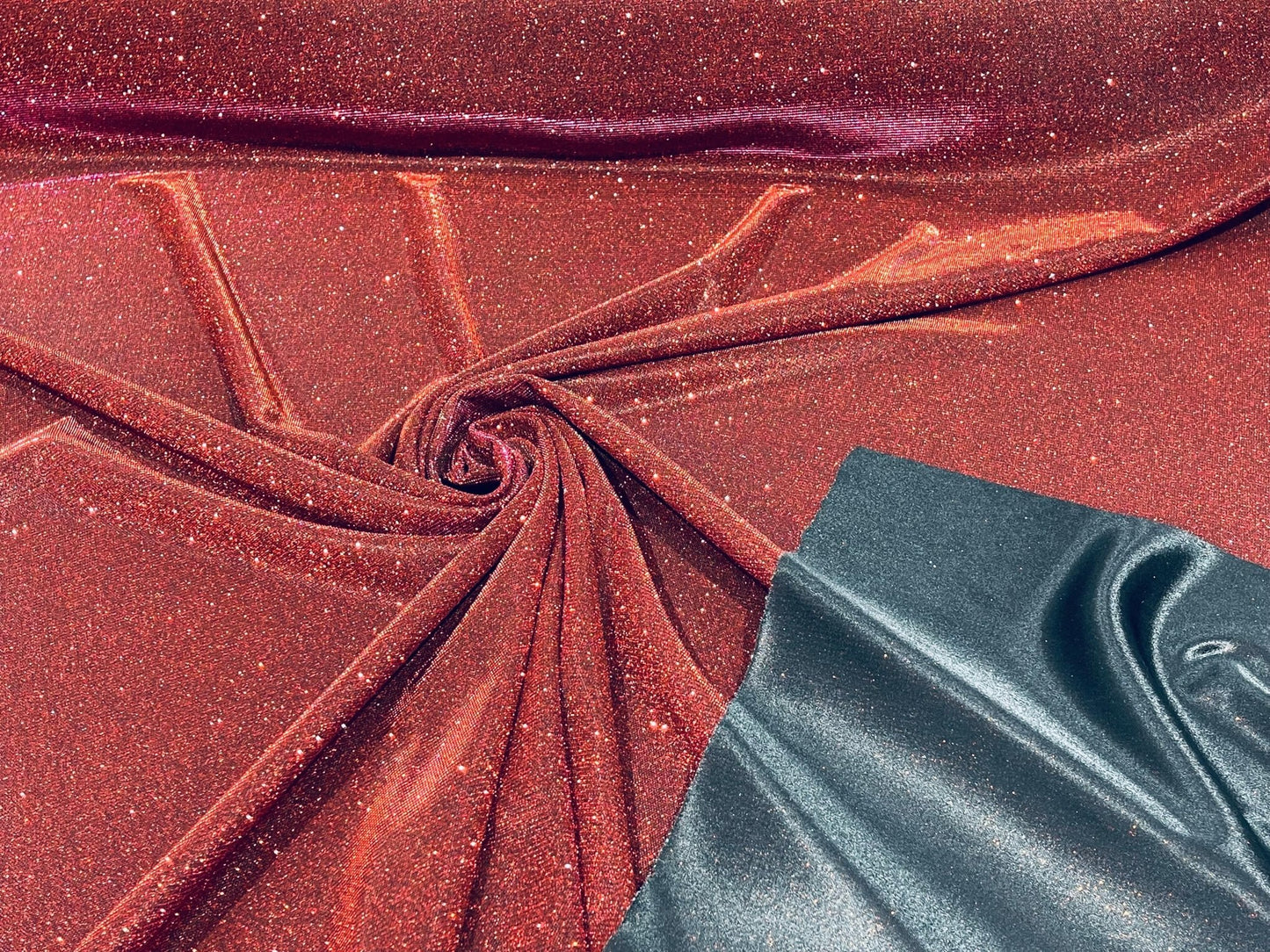 Burgundy 58/60" Wide Full Glitter Covered Shimmer Fabric By The Yard - New Creations Fabric & Foam Inc