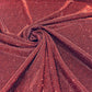 Burgundy 58/60" Wide Full Glitter Covered Shimmer Fabric By The Yard - New Creations Fabric & Foam Inc