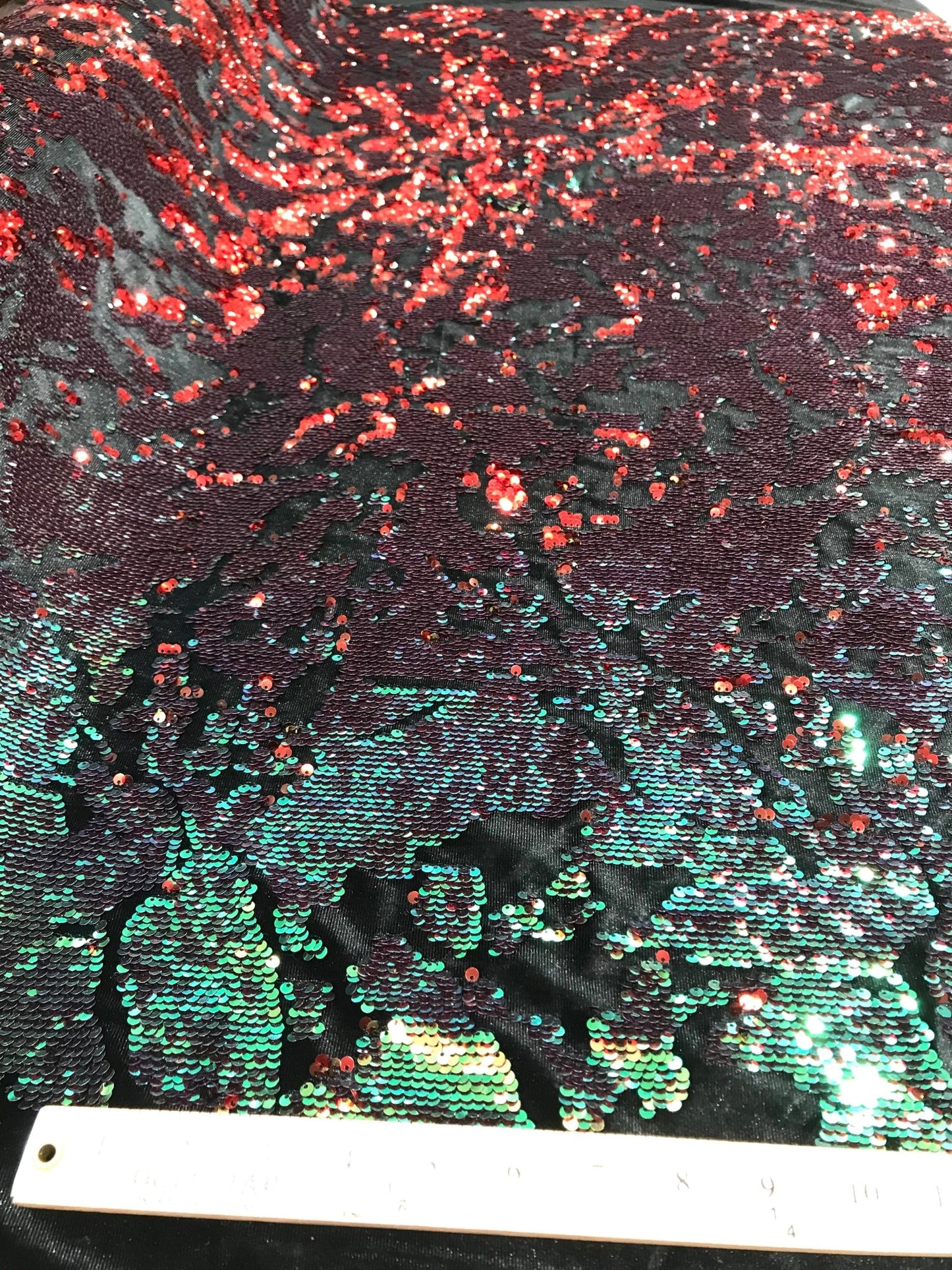 Camo Sequin Stretch Velvet 54" Wide| New Creations Fabric & Foam Inc. - New Creations Fabric & Foam Inc