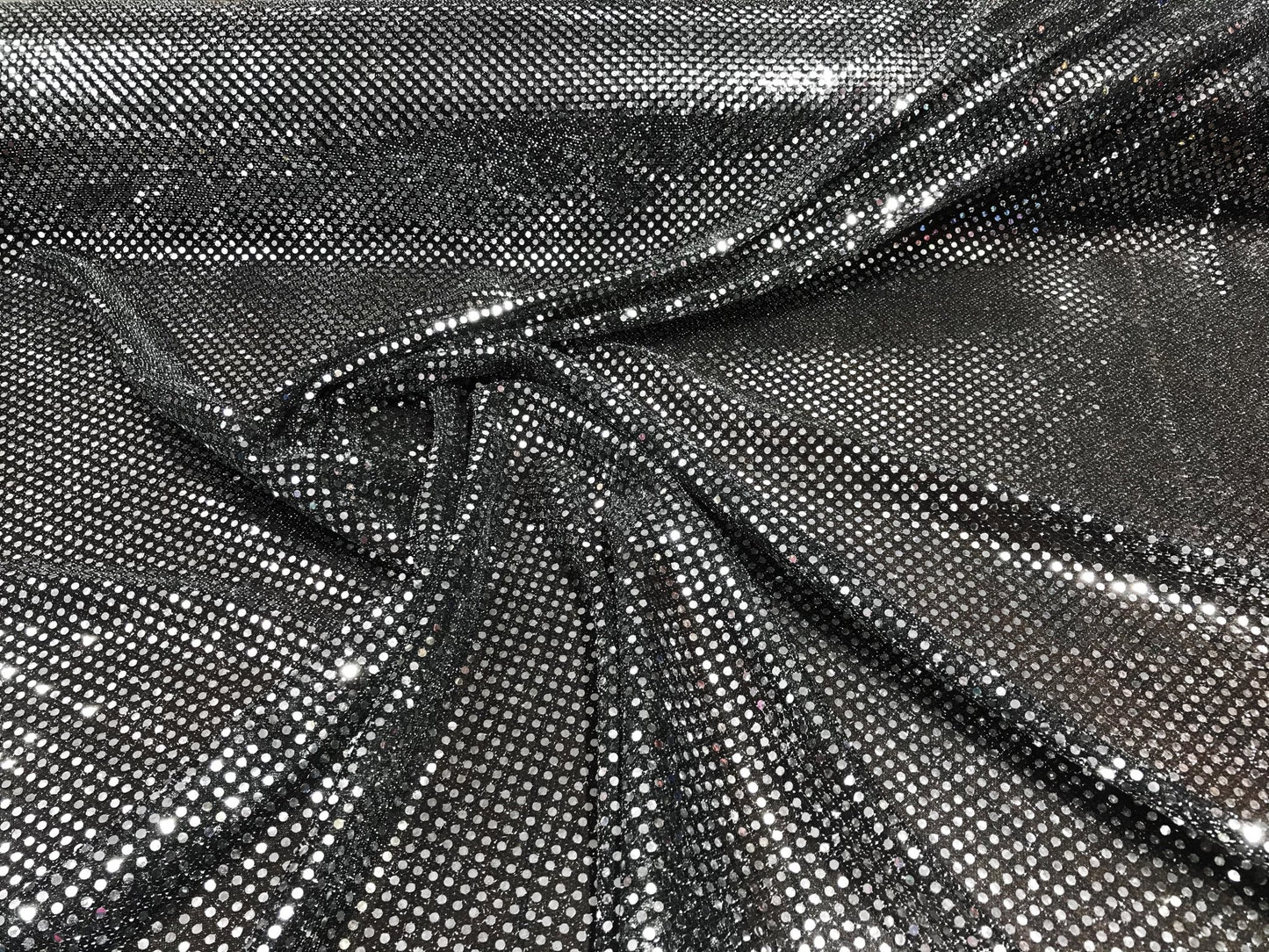 CONFETTI SEQUIN KNIT DOT (by the yard) - New Creations Fabric & Foam Inc