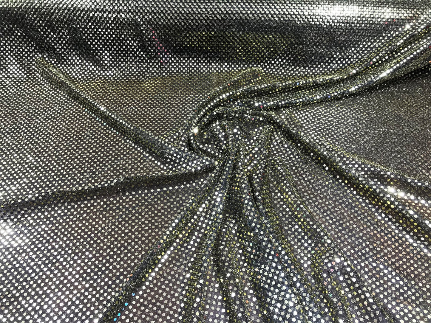 CONFETTI SEQUIN KNIT DOT (by the yard) - New Creations Fabric & Foam Inc