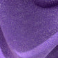 Dark purple shiny iridescent glitter stretch spandex design - Selena fabric - decorations - Halloween - sold by the yard - New Creations Fabric & Foam Inc