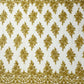 Erin Diamond Beaded Metallic Floral Embroider On a Mesh Lace Fabric - Sold By The Yard - New Creations Fabric & Foam Inc