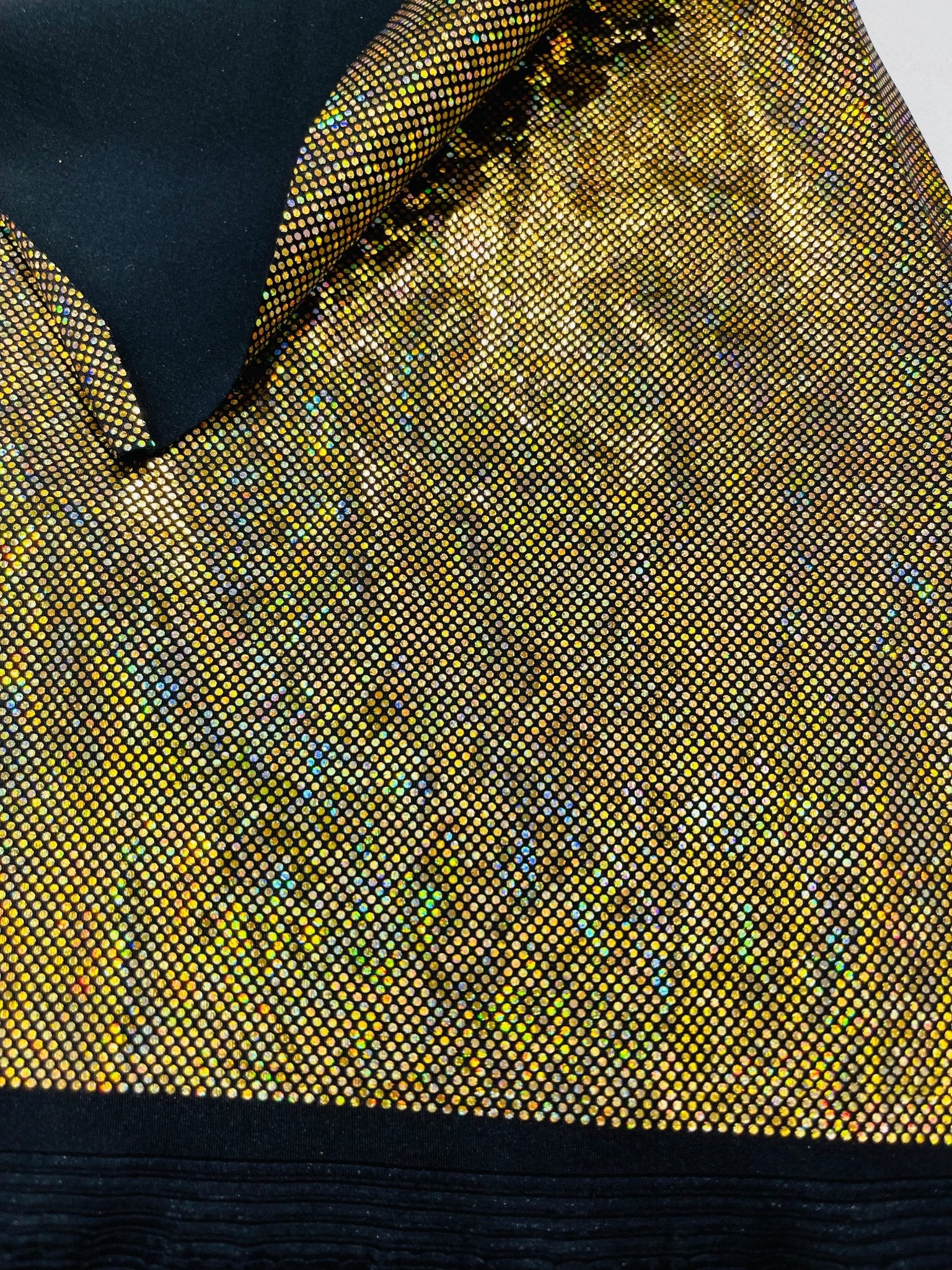 FOGGY SHATTERED GLASS FOIL SPANDEX FABRIC (by the yard) - New Creations Fabric & Foam Inc