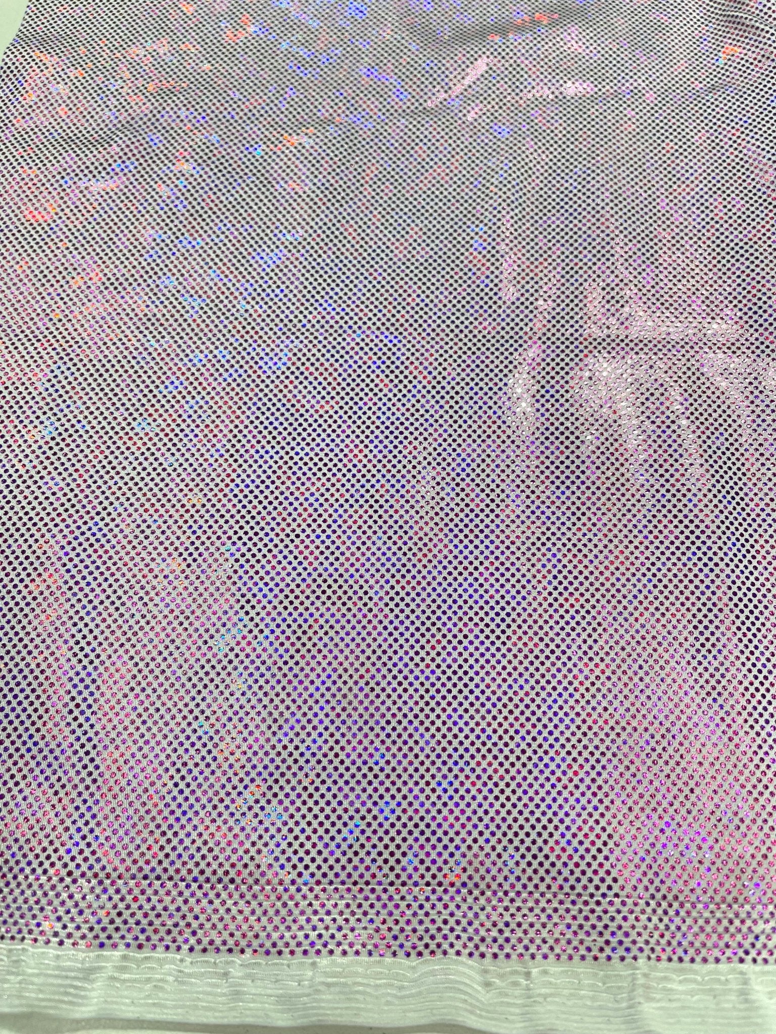 FOGGY SHATTERED GLASS FOIL SPANDEX FABRIC (by the yard) - New Creations Fabric & Foam Inc