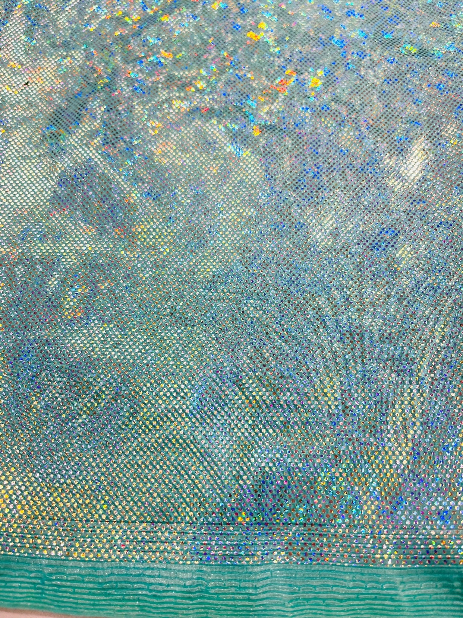 FOGGY SHATTERED GLASS FOIL SPANDEX FABRIC (by the yard) - New Creations Fabric & Foam Inc