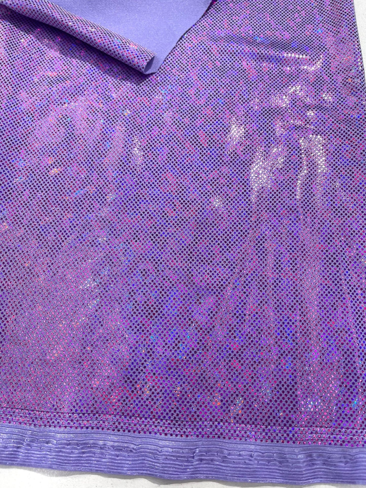 FOGGY SHATTERED GLASS FOIL SPANDEX FABRIC (by the yard) - New Creations Fabric & Foam Inc