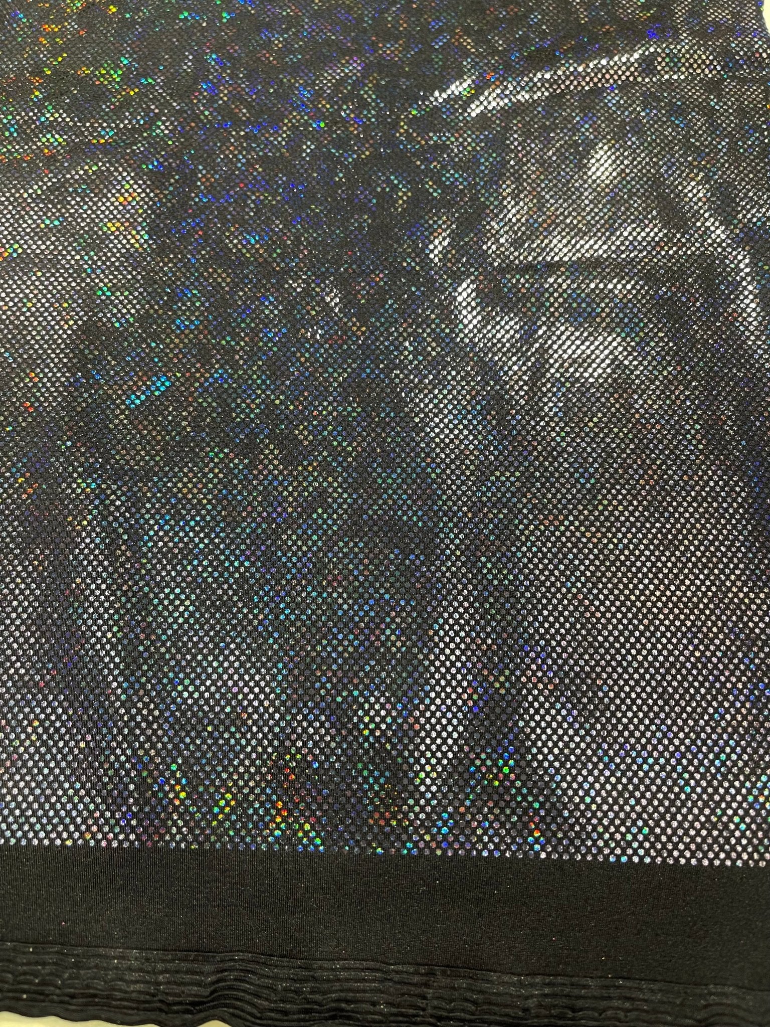 FOGGY SHATTERED GLASS FOIL SPANDEX FABRIC (by the yard) - New Creations Fabric & Foam Inc