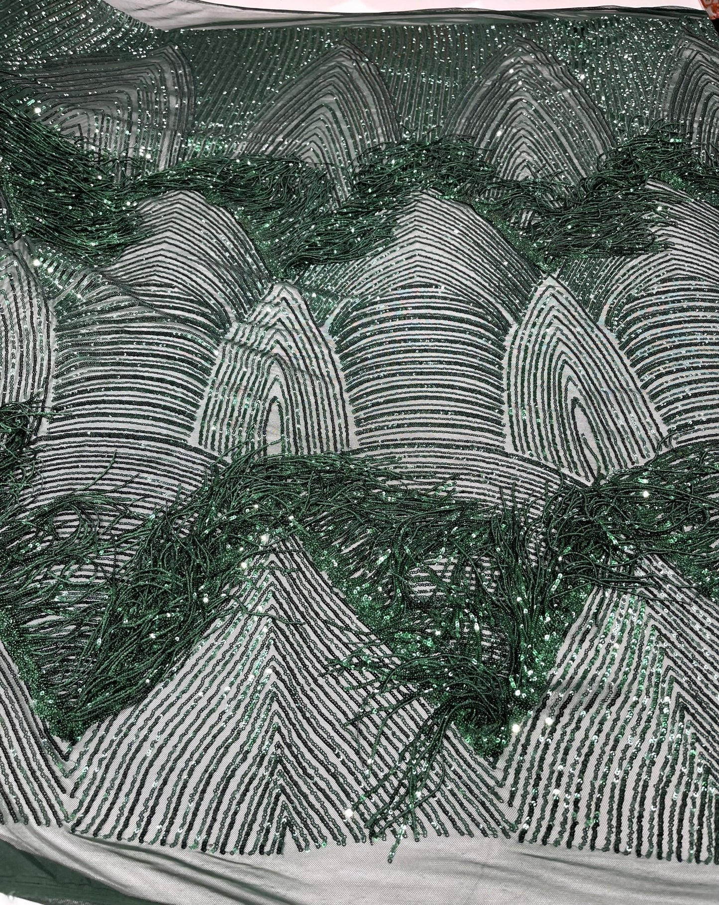Fringe sequin Fabric 54” Wide| New Creations Fabric & Foam Inc. - New Creations Fabric & Foam Inc