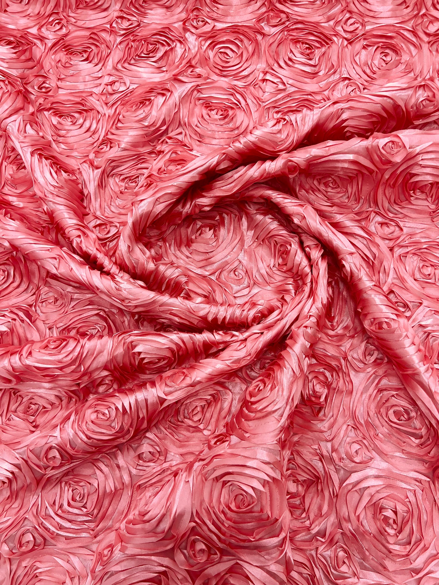 Rosette 3D Satin 54" Wide | New Creation Fabric & Foam Inc.