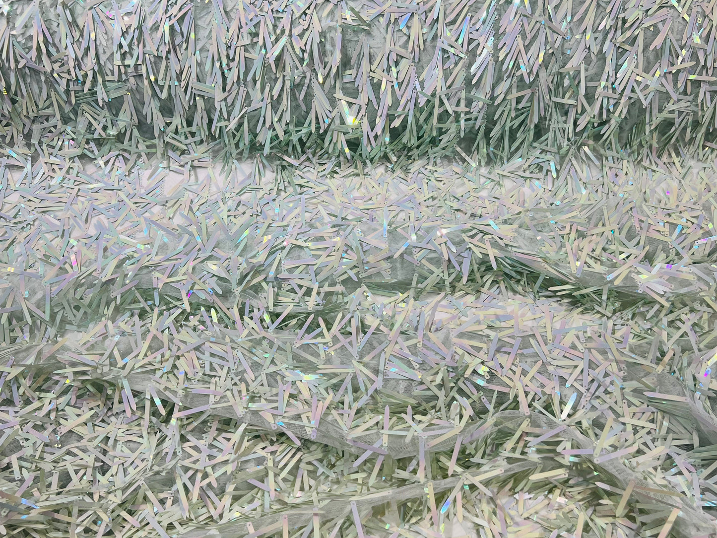 Swords Design Iridescent Sequins Burning Man Costume Craft Fabric Sold By The Yard.