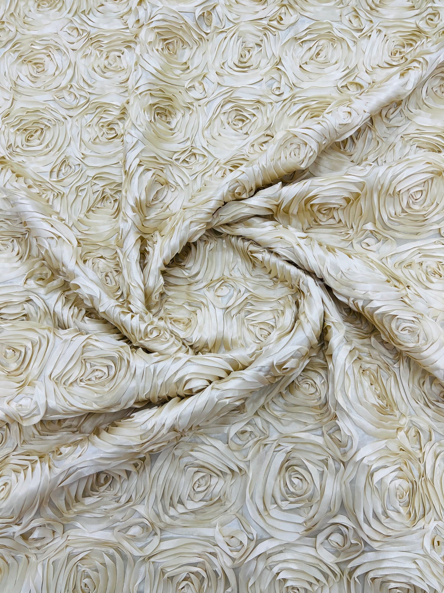 Rosette 3D Satin 54" Wide | New Creation Fabric & Foam Inc.