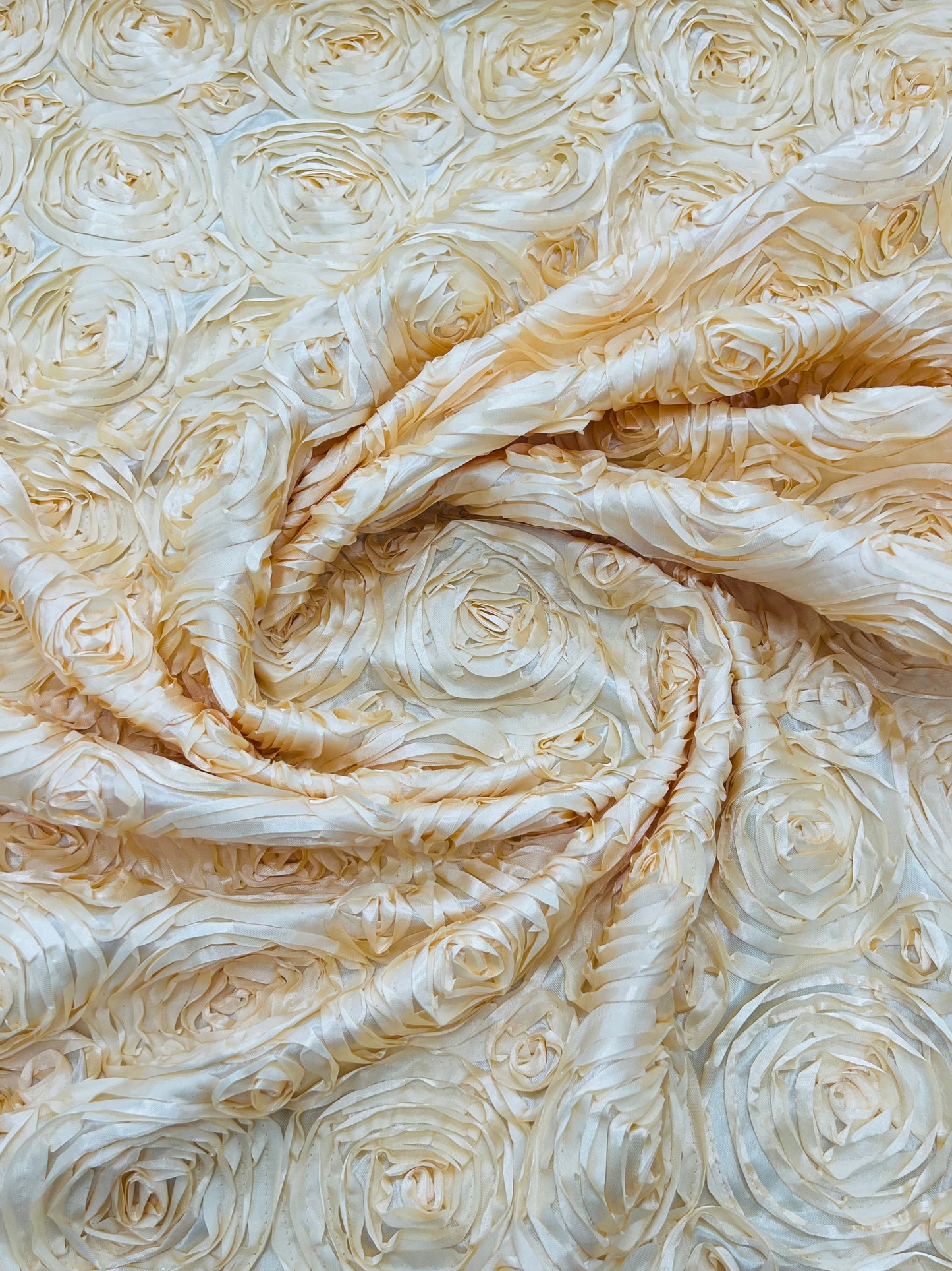 Rosette 3D Satin 54" Wide | New Creation Fabric & Foam Inc.