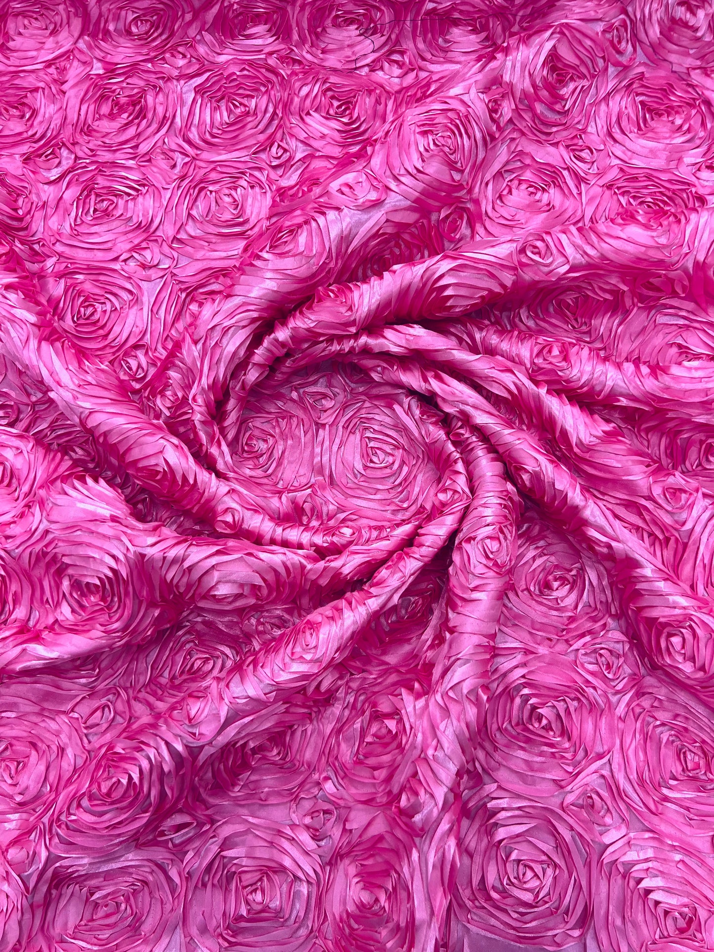 Rosette 3D Satin 54" Wide | New Creation Fabric & Foam Inc.