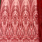Heavy Beaded Damask Lace 54" Wide| New Creations Fabric & Foam Inc.