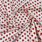 Polka Dot Satin 58" Wide| New Creations Fabric & Foam Inc.