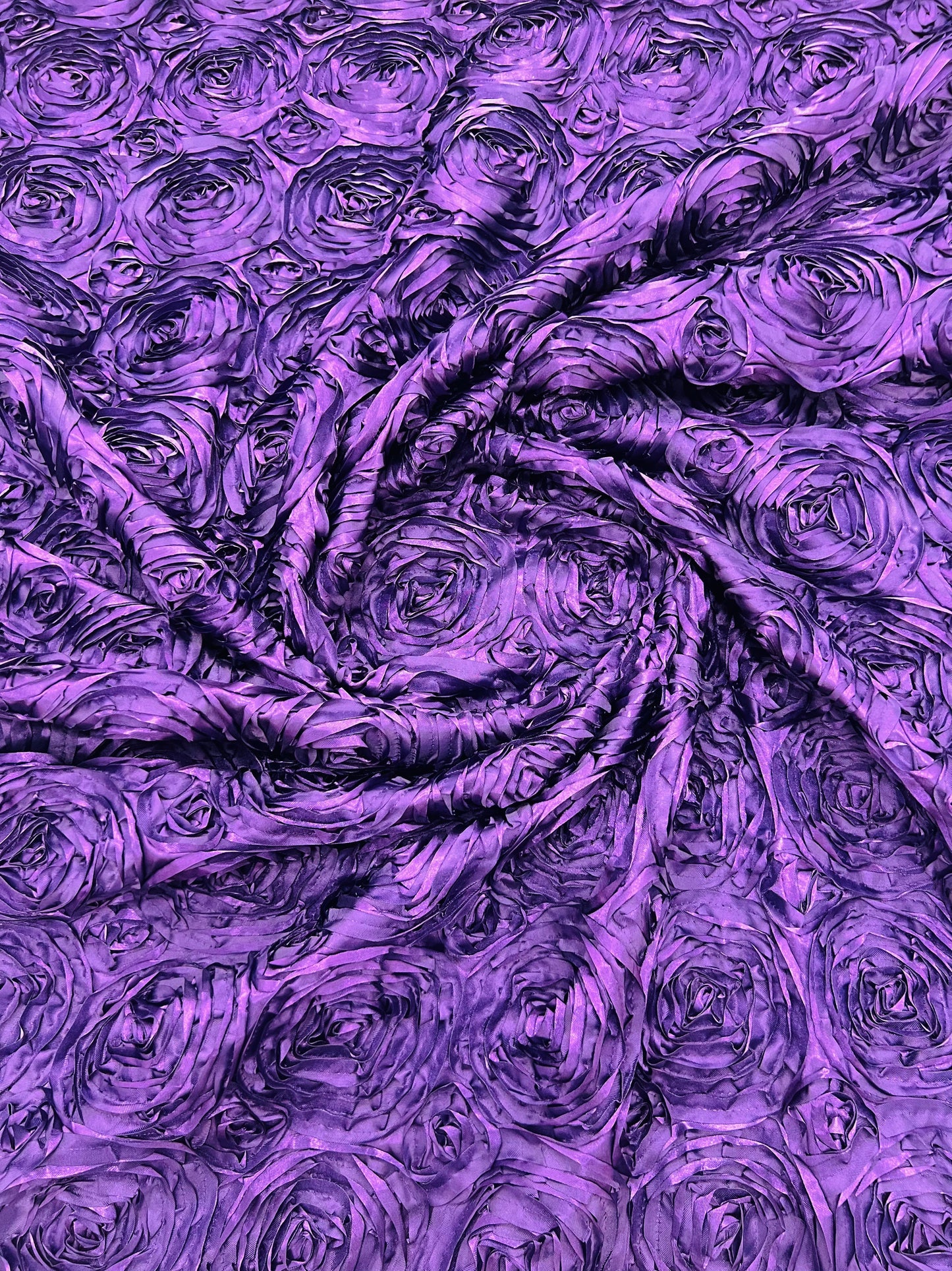 Rosette 3D Satin 54" Wide | New Creation Fabric & Foam Inc.