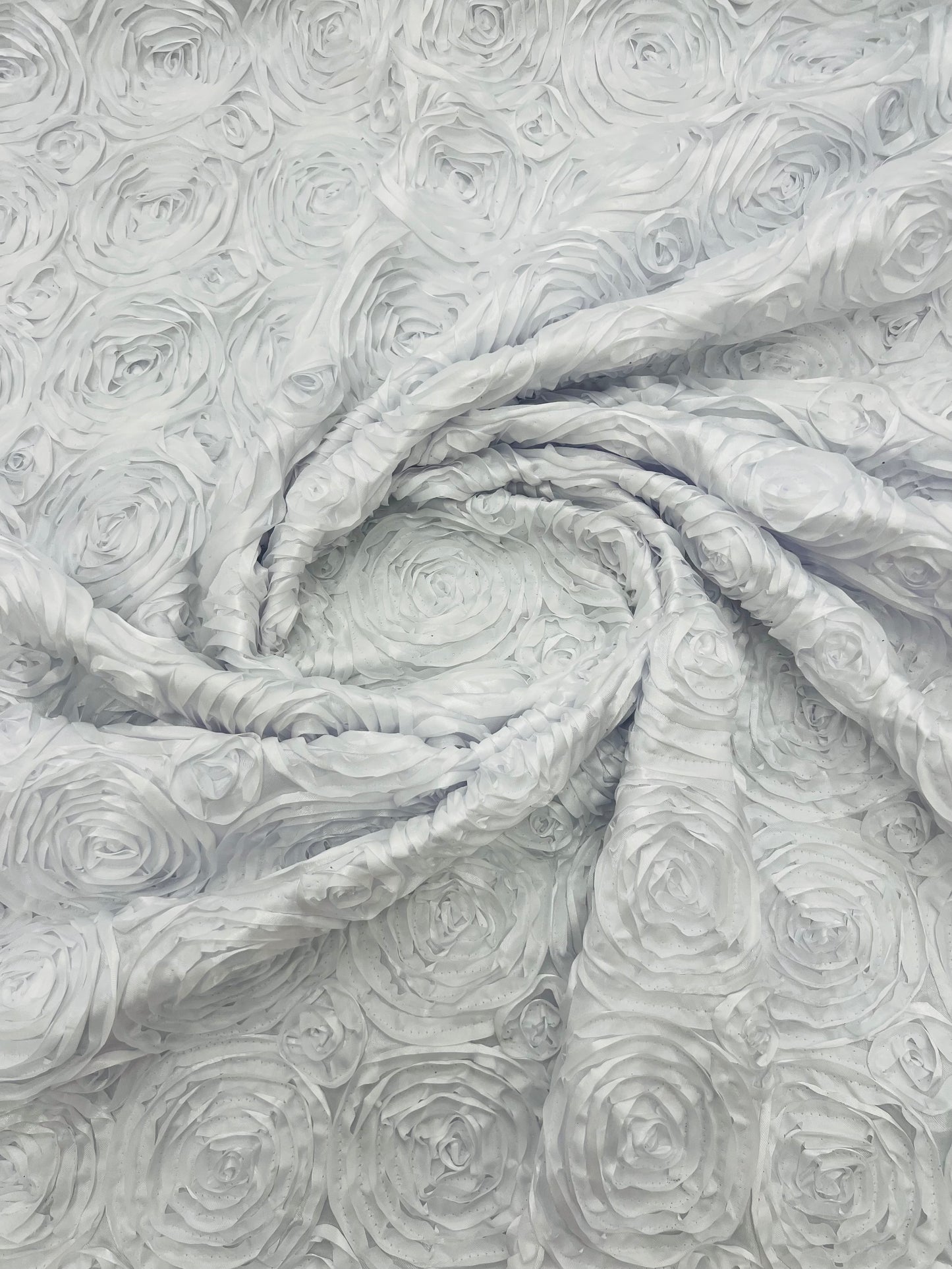 Rosette 3D Satin 54" Wide | New Creation Fabric & Foam Inc.