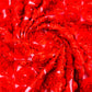 3D Roses On A Mesh 54" Wide| New Creations Fabric & Foam Inc.