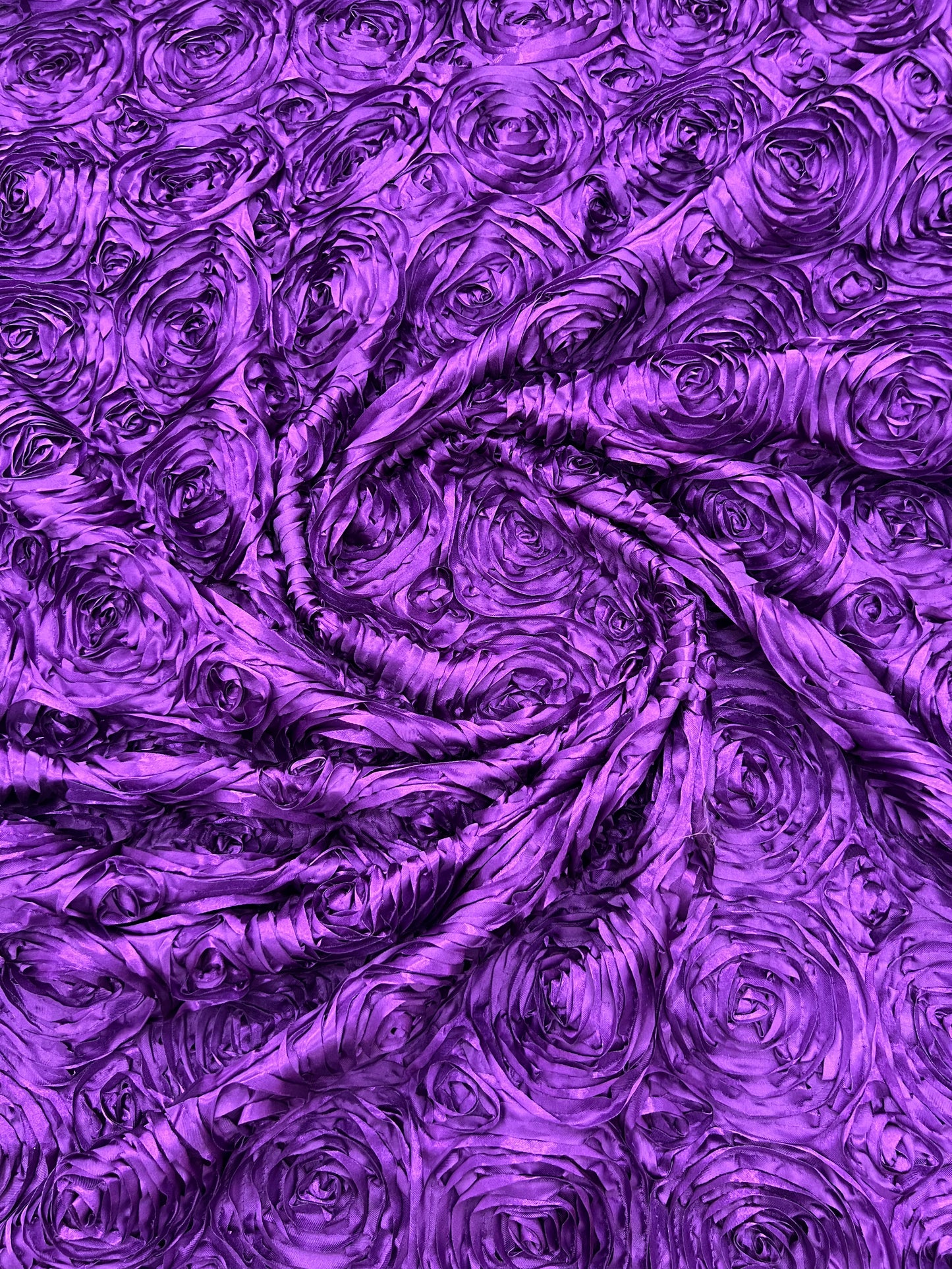 Rosette 3D Satin 54" Wide | New Creation Fabric & Foam Inc.